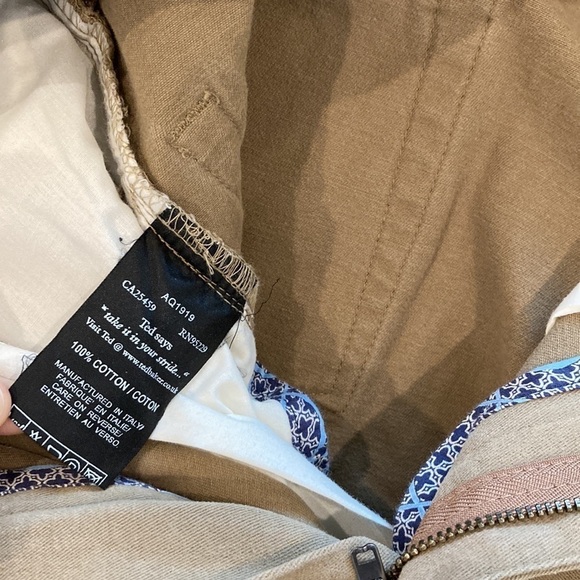 Mens Ted Baker London Cotton Pants - Picture 8 of 8